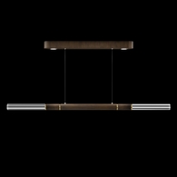 100149-210 Fine Art Lighting Antonia 62"W Linear Pendant with Bronze/Brass Finish