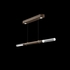 100149-220 Fine Art Lighting Antonia 62"W Linear Pendant with Bronze/Nickel Finish