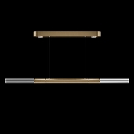 100149-310 Fine Art Lighting Antonia 62"W Linear Pendant with Gold Leaf/Brass Finish