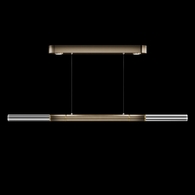 100149-610 Fine Art Lighting Antonia 62"W Linear Pendant with Ombre Bronze/Brass Finish
