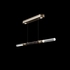 100149-611 Fine Art Lighting Antonia 62"W Linear Pendant with Ombre Bronze/Brass/Charcoal Finish