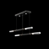 100150-110 Fine Art Lighting Antonia 71"W Linear Pendant with Black/Brass Finish