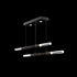 100150-111 Fine Art Lighting Antonia 71"W Linear Pendant with Black/Brass/Charcoal Finish