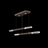 100150-210 Fine Art Lighting Antonia 71"W Linear Pendant with Bronze/Brass Finish