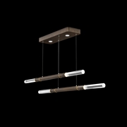 100150-210 Fine Art Lighting Antonia 71"W Linear Pendant with Bronze/Brass Finish