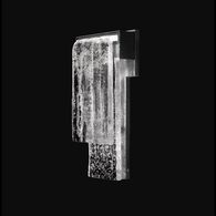 100152-6 Fine Art Lighting Waterfall 16.25"H Outdoor Wall Sconce with Outdoor Black Finish