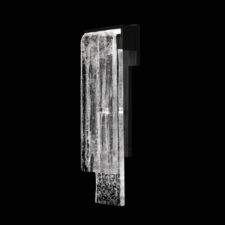 100153-6 Fine Art Lighting Waterfall 21.25"H Outdoor Wall Sconce with Outdoor Black Finish