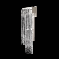 100153-7 Fine Art Lighting Waterfall 21.25"H Outdoor Wall Sconce with Outdoor Silver Finish