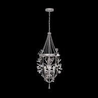100157-6 Fine Art Lighting Volare 19.75"W Linear Pendant with Patinated Silver Finish