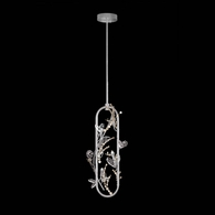 100159-6 Fine Art Lighting Volare 11.5"W Round Pendant with Patinated Silver Finish