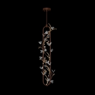 100160-8 Fine Art Lighting Volare 12.5"W Round Pendant with Brushed Bronze Finish