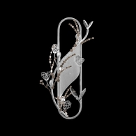 100162-6 Fine Art Lighting Volare 26"H RSF Sconce with Patinated Silver Finish