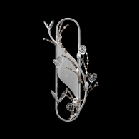 100163-6 Fine Art Lighting Volare 26"H LSF Sconce with Patinated Silver Finish