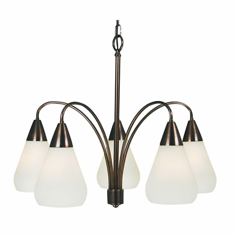 1005 Framburg Lighting Maisonette 5 Light Dinette Chandelier