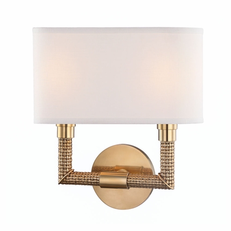 1022 Hudson Valley Dubois 2 Light Wall Sconce