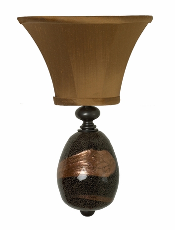 1027-C05-WS01 Thumprints Caramel Sconce