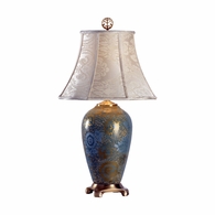 1027 Wildwood Kutani Porcelain Hand Painted Abilene Lamp