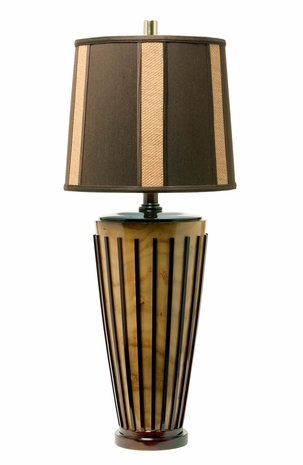 1036-C06-TL03 Thumprints Java Table Lamp