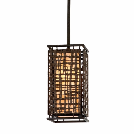 105-41 Corbett Shoji 1Lt Mini Pendant with Bonsai Bronze Finish