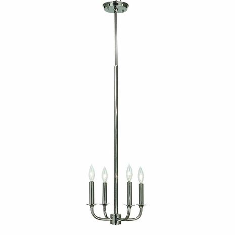 1063 Framburg Lighting Moderne 4 Light Mini Chandelier