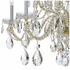 1112-PB-CL-S Crystorama Traditional Crystal 12 Light Swarovski Strass Crystal Polished Brass Chandelier