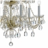 1137-PB-CL-SAQ Crystorama Traditional Crystal 12 Light Spectra Crystal Polished Brass Chandelier