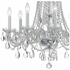 1138-CH-CL-MWP Crystorama Traditional Crystal 8 Light Hand Cut Crystal Polished Chrome Chandelier