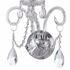 1141-CH-CL-S Crystorama Traditional Crystal 1 Light Swarovski Strass Crystal Polished Chrome Sconce