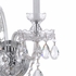 1142-CH-CL-MWP Crystorama Traditional Crystal 2 Light Hand Cut Crystal Polished Chrome Sconce