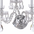1143-CH-CL-S Crystorama Traditional Crystal 3 Light Swarovski Strass Crystal Chrome Sconce