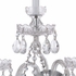 1143-CH-CL-S Crystorama Traditional Crystal 3 Light Swarovski Strass Crystal Chrome Sconce
