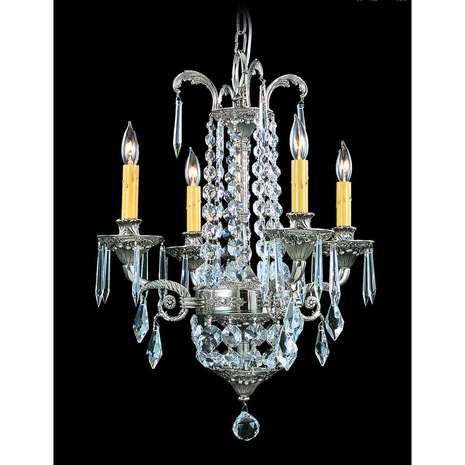 1144 Framburg Lighting Baronness Four-Light Chandelier