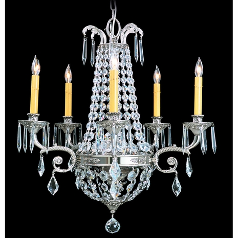 1145 Framburg Lighting Baronness Five-Light Chandelier
