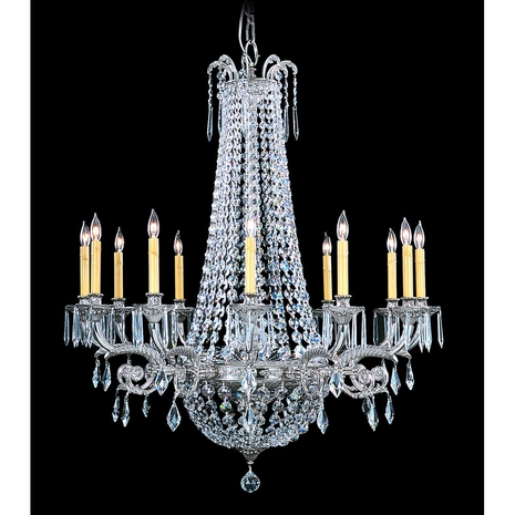 1152 Framburg Lighting Baronness Twelve-Light Chandelier