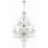 1155-CH-CL-MWP Crystorama Traditional Crystal 15 Light Hand Cut Crystal Polished Chrome Chandelier
