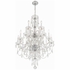 1155-CH-CL-MWP Crystorama Traditional Crystal 15 Light Hand Cut Crystal Polished Chrome Chandelier