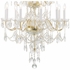 1155-PB-CL-MWP Crystorama Traditional Crystal 15 Light Hand Cut Crystal Polished Brass Chandelier