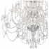 1156-CH-CL-MWP Crystorama Traditional Crystal 25 Light Hand Cut Crystal Polished Chrome Chandelier