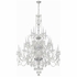 1156-CH-CL-MWP Crystorama Traditional Crystal 25 Light Hand Cut Crystal Polished Chrome Chandelier