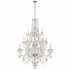 1157-CH-CL-MWP Crystorama Traditional Crystal 20 Light Hand Cut Crystal Polished Chrome Chandelier