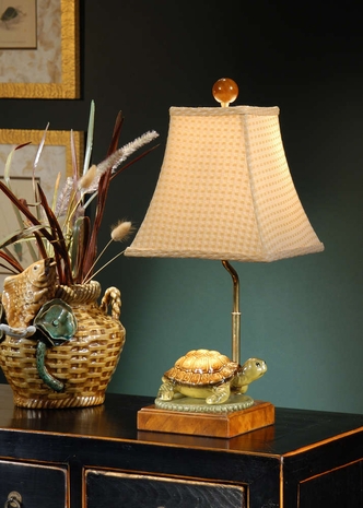 11739 Wildwood Lamps Cute Little Turtle Lamp