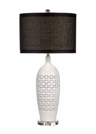 11868 Wildwood Lamps Incised Star Lamp