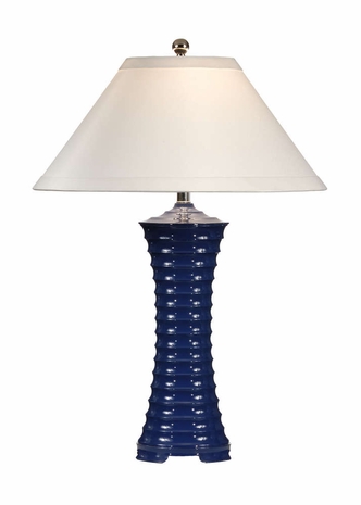 11869 Wildwood Lamps Ribbed Vase Lamp
