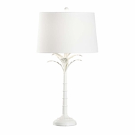 12151 Meg Braff Palma Table Lamp - White