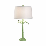 12152 Meg Braff Palma Table Lamp - Green