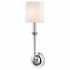 1231 Hudson Valley Lourdes 1 Light Wall Sconce