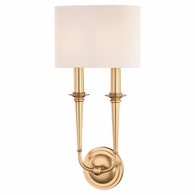 1232 Hudson Valley Lourdes 2 Light Wall Sconce