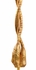 12581 Cheryl Luckett 35in. Composite/Steel Pomp and Circumstance Lamp with Linen Shade and Gold/Clear Finish