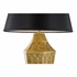 12583 Cheryl Luckett 27.5in. Brass Writings On the Wall Lamp with Silkette Shade and Antique Finish