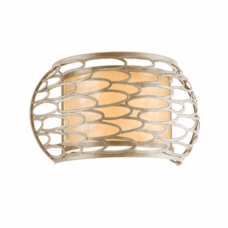 127-12 Corbett Cesto 2Lt Wall Sconce with Modern Silver Finish